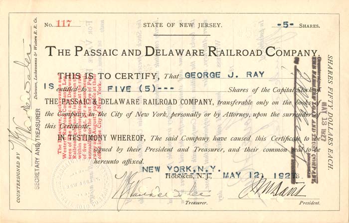 Passaic and Delaware Railroad Co.